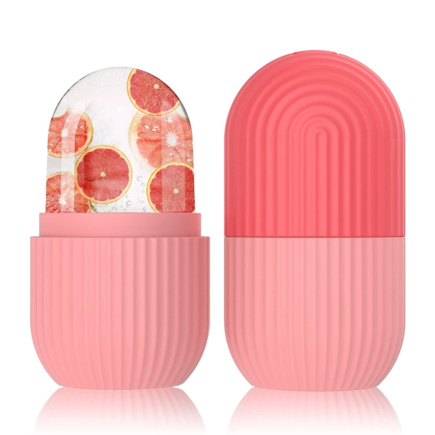 Reusable Face Ice Roller for Skin Care – Depuffing, Pore Tightening, Anti-Aging & Glowing Skin – Silicone Ice Facial Roller for Instant Cooling & Relaxation