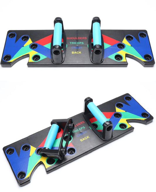 9-in-1 Push-Up Board – Portable Home Workout System for Full Upper Body Training
