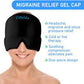 Cold Gel Cap for Migraine, Headache & Sinus Relief | 360° Hot & Cold Therapy Ice Hat | Light-Blocking & Reusable Gel Wrap