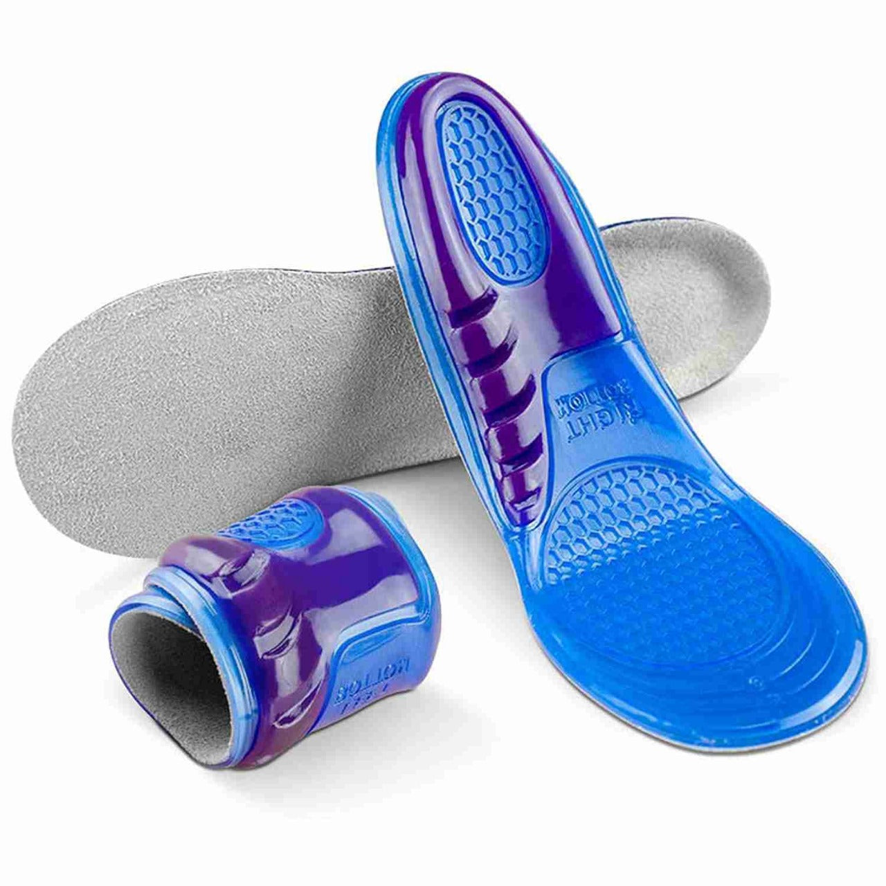 Premium Gel Sole Pads for Shoes – Shock Absorbing, Arch Support, Anti-Fatigue Comfort Insoles for Daily Use, Sports & Work Boots