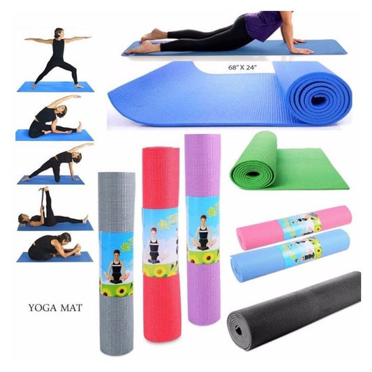 Premium Non-Slip Yoga Mat – Eco-Friendly TPE, Extra Thick Cushioning, Portable with Carrying Strap for Yoga, Pilates & Home Workouts